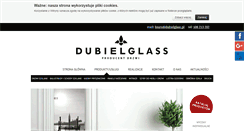 Desktop Screenshot of dubielglass.pl