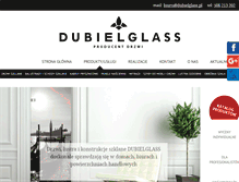 Tablet Screenshot of dubielglass.pl